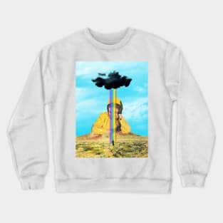No More Weather - Surreal/Collage Art Crewneck Sweatshirt
